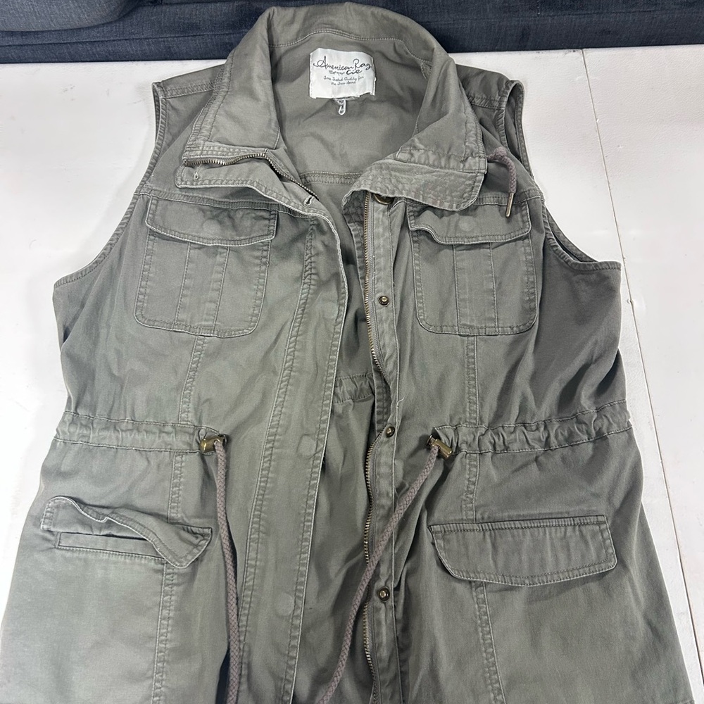 American Rag Olive Utility Vest